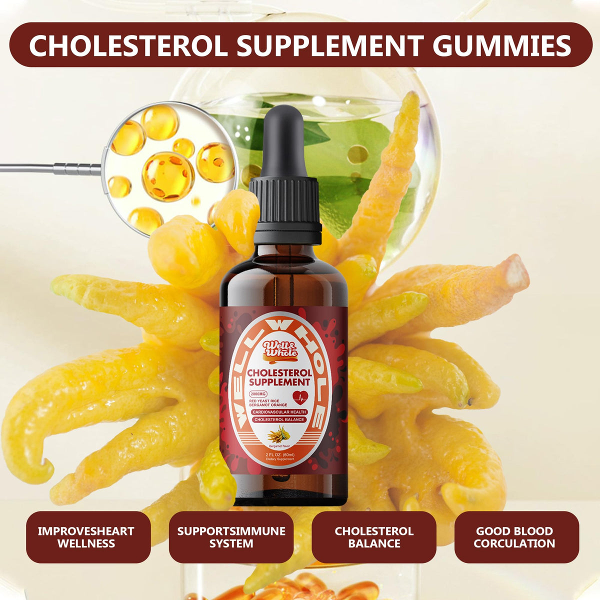 Cholesterol Drops support